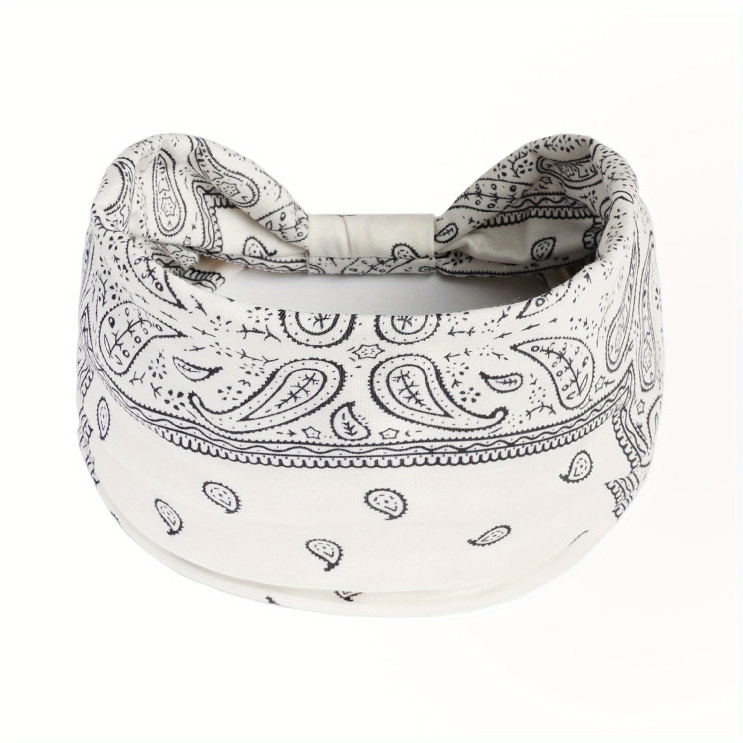 Boho Stretch Headband Wide Brim Yoga Sweatband Women Hair Accessory