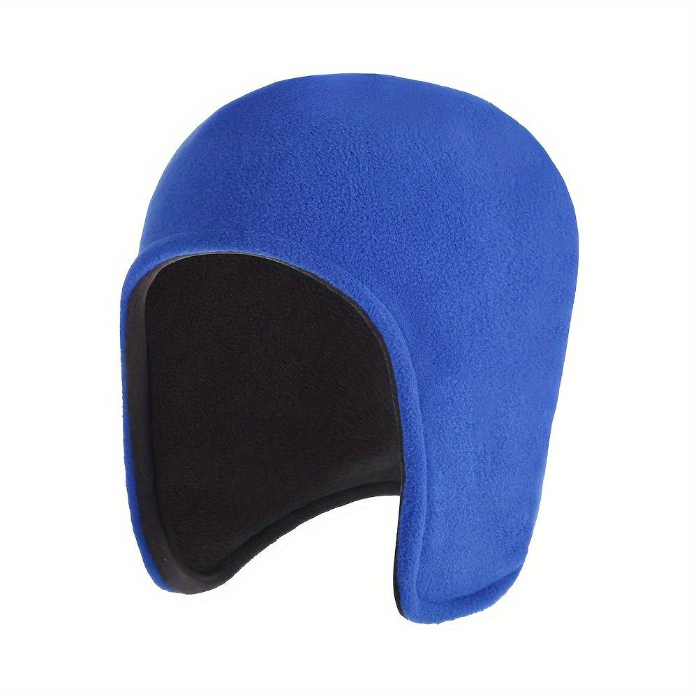 Men's Women's Fleece Hat & Earmuffs Winter Sleeping for Elderly