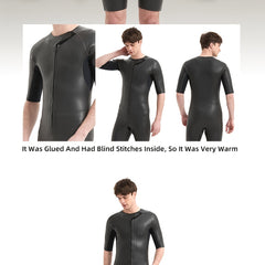 3mm Leather Smooth Men Wetsuit Surf Snorkeling Diving Suit Diving Equipment