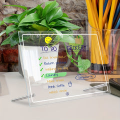 3D Acrylic Blank Planning Desktop Memo Board