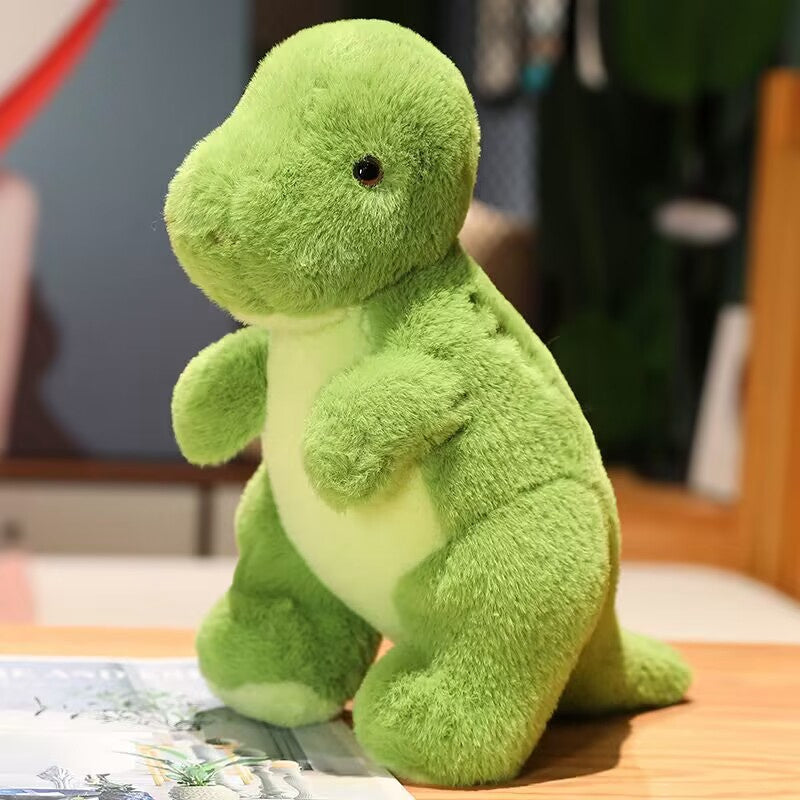 Dino Plush Toy Set - T-Rex, Triceratops, Stegosaurus & More