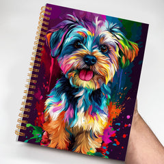 Colorful Dog Notebook for Writing Diary Bible Verse Office Stationery