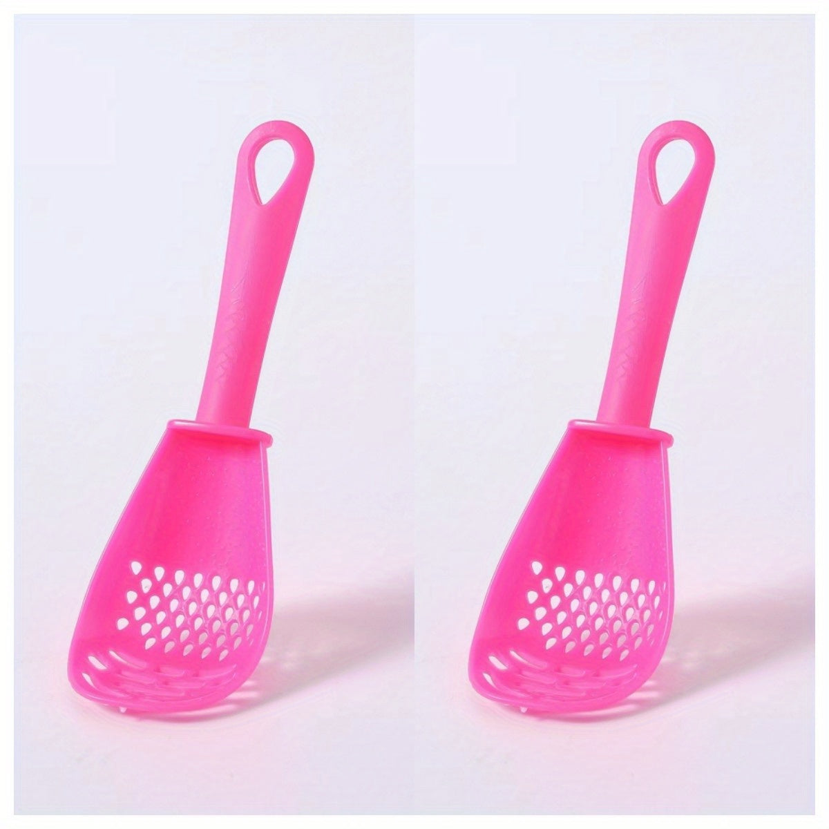 2pcs Cooking Spoon Colander Strainer for Draining Mashing