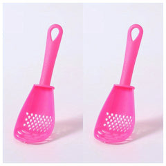 2pcs Cooking Spoon Colander Strainer for Draining Mashing