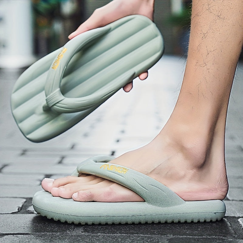 Men's Lightweight Non Slip Flip Flops Quick Drying Comfy Thong Sandals