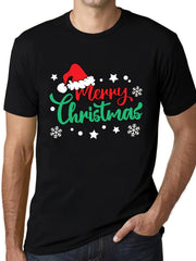 Christmas Pattern Print Men's Short Sleeve T-shirt Graphic Tee