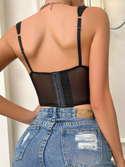 Comfy Push Up Bra Solid Corset Style Women's Lingerie