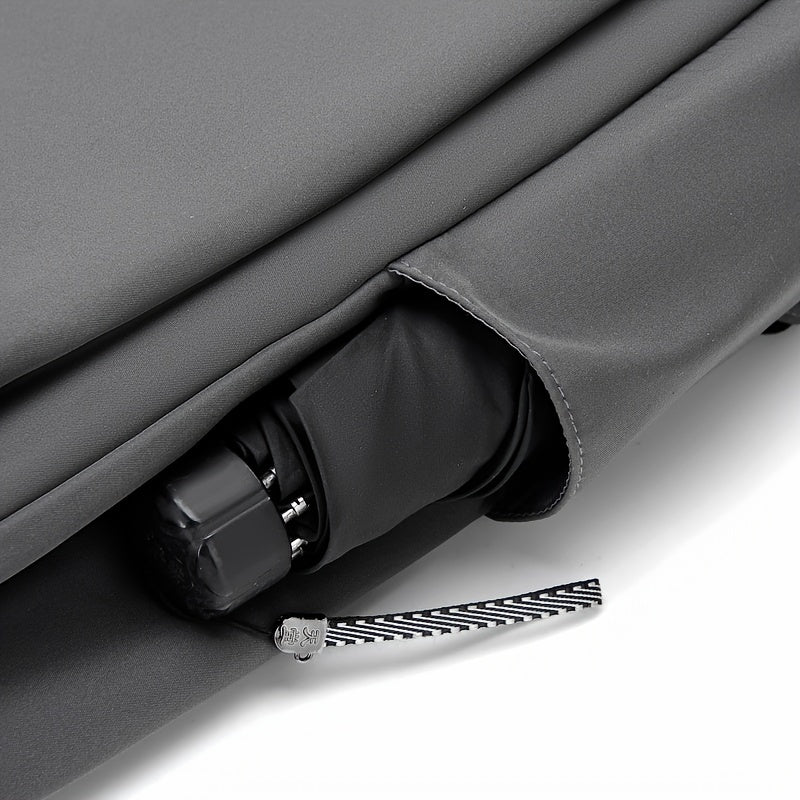 Men's Large Capacity Slim Travel Bookbag w/ USB Charging