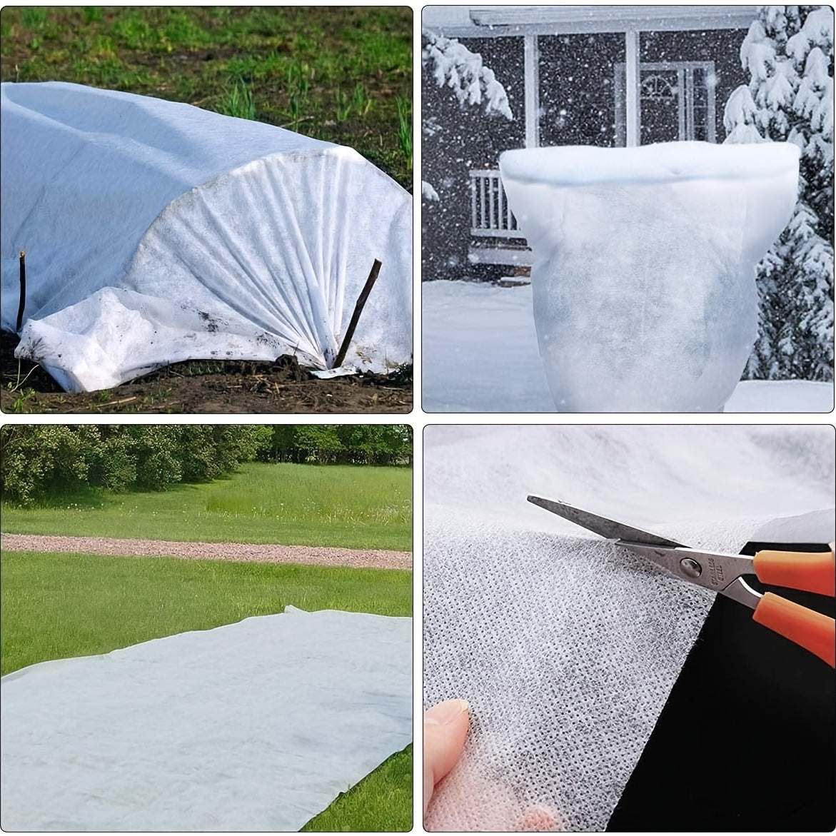 Garden Fleece Frost Protection Cover 30gsm Non Woven Fabric