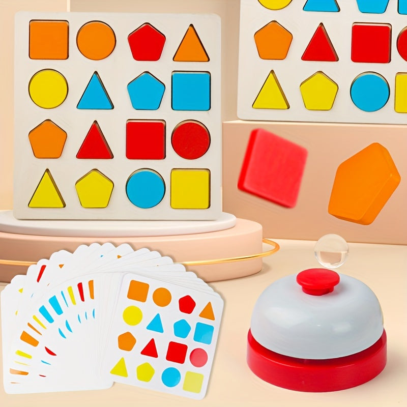 Geometric Shape Matching Board Wooden Educational Toy