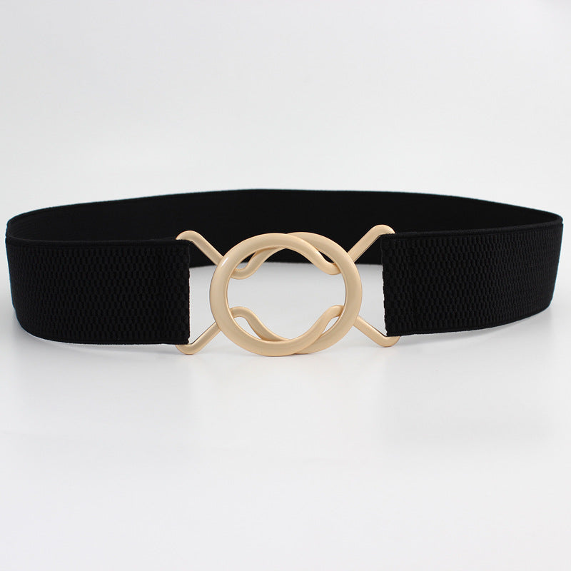 Women Stretchy Skinny Waist Belt Elastic Belt For Jeans Dresses