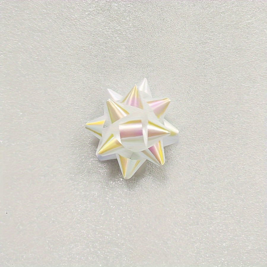 16pcs Star Bow Christmas Gift Basket Decoration Holiday Flower Wrap