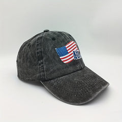 American Flag Independence Distressed Baseball Cap Dad Hat