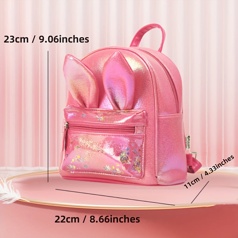 Kids' Rabbit Ear Backpack Waterproof Schoolbag