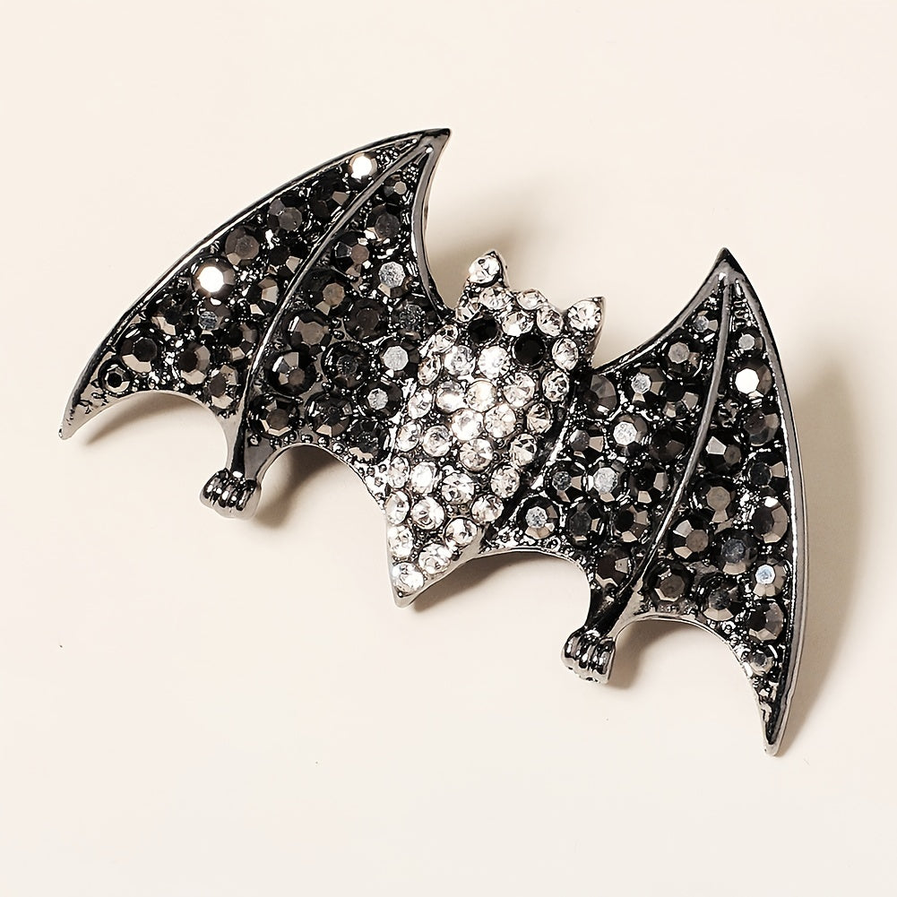 Spider Hair Pin Rhinestone Gothic Punk Crystal Bobby Pin Halloween Accessory