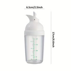 Plastic Sauce Bottle with Scale for Ketchup, Jam, Salad Dressing