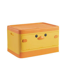 Stackable Toy Storage Box With Lid Collapsible Bin