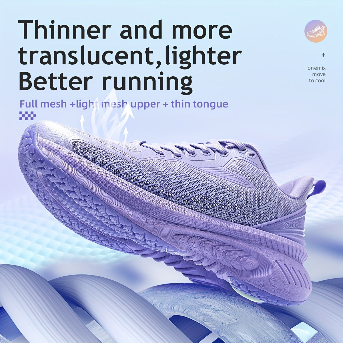 Women's Cushioned Athletic Running Shoes Lightweight Non slip Lace up