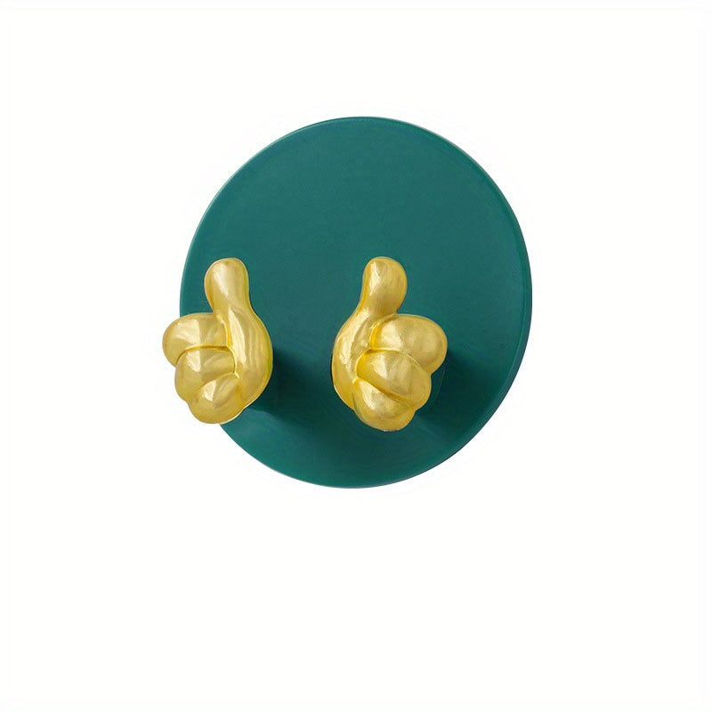 Power Socket Hook Punch Strong Traceless Cartoon Golden Finger Plug Hook