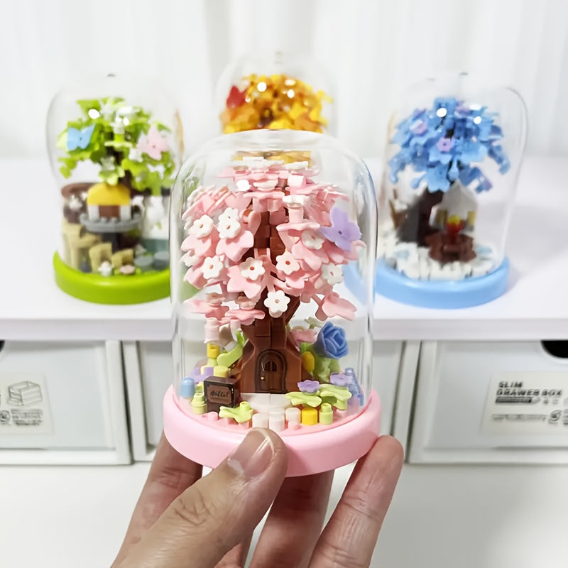1K Building Blocks Set Garden Treehouse Educational Toy