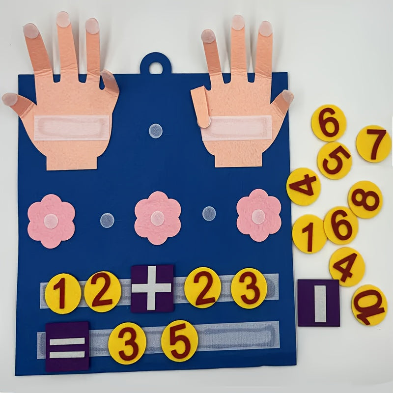 Toddler Math Toy Interactive Learning with Buttons Large Size