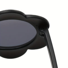 Retro Round Frame Sunglasses for Little Girls