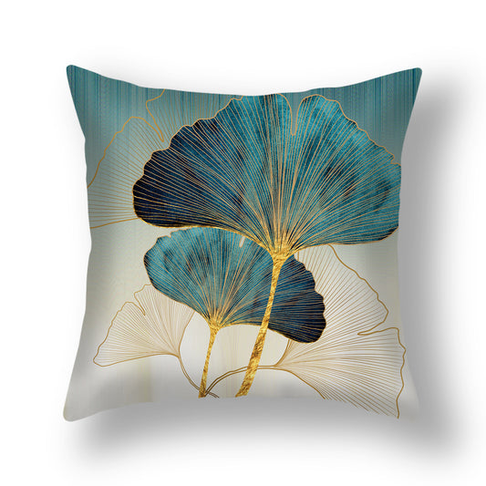 Ginkgo Leaf Pillowcase 45x72 cm Home Office Decorative Cushion Cover