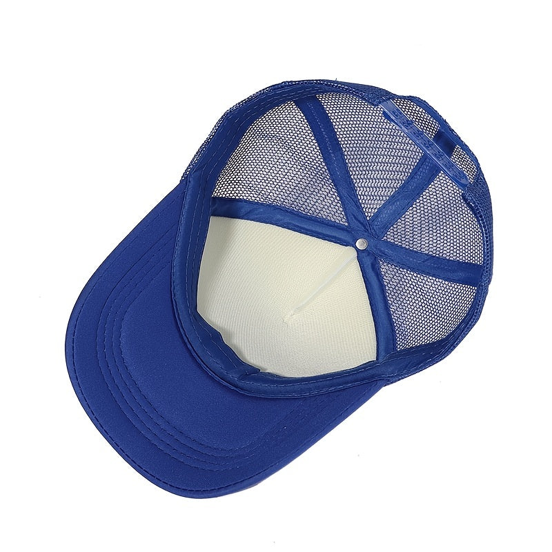 Mesh Baseball Hat Sun Protection Peaked Cap