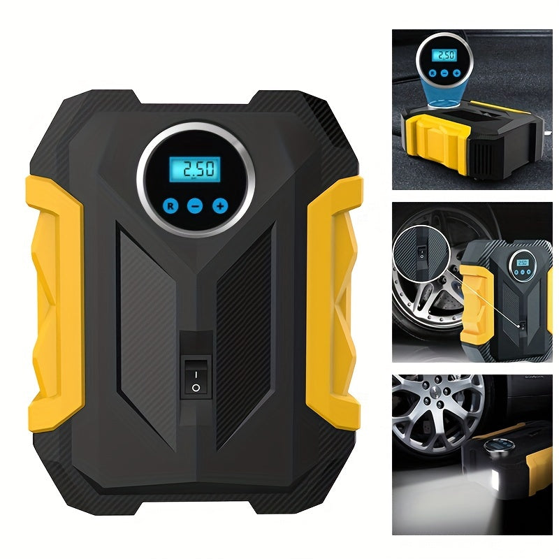 Portable Car Air Compressor LED Pump for Tire Inflation