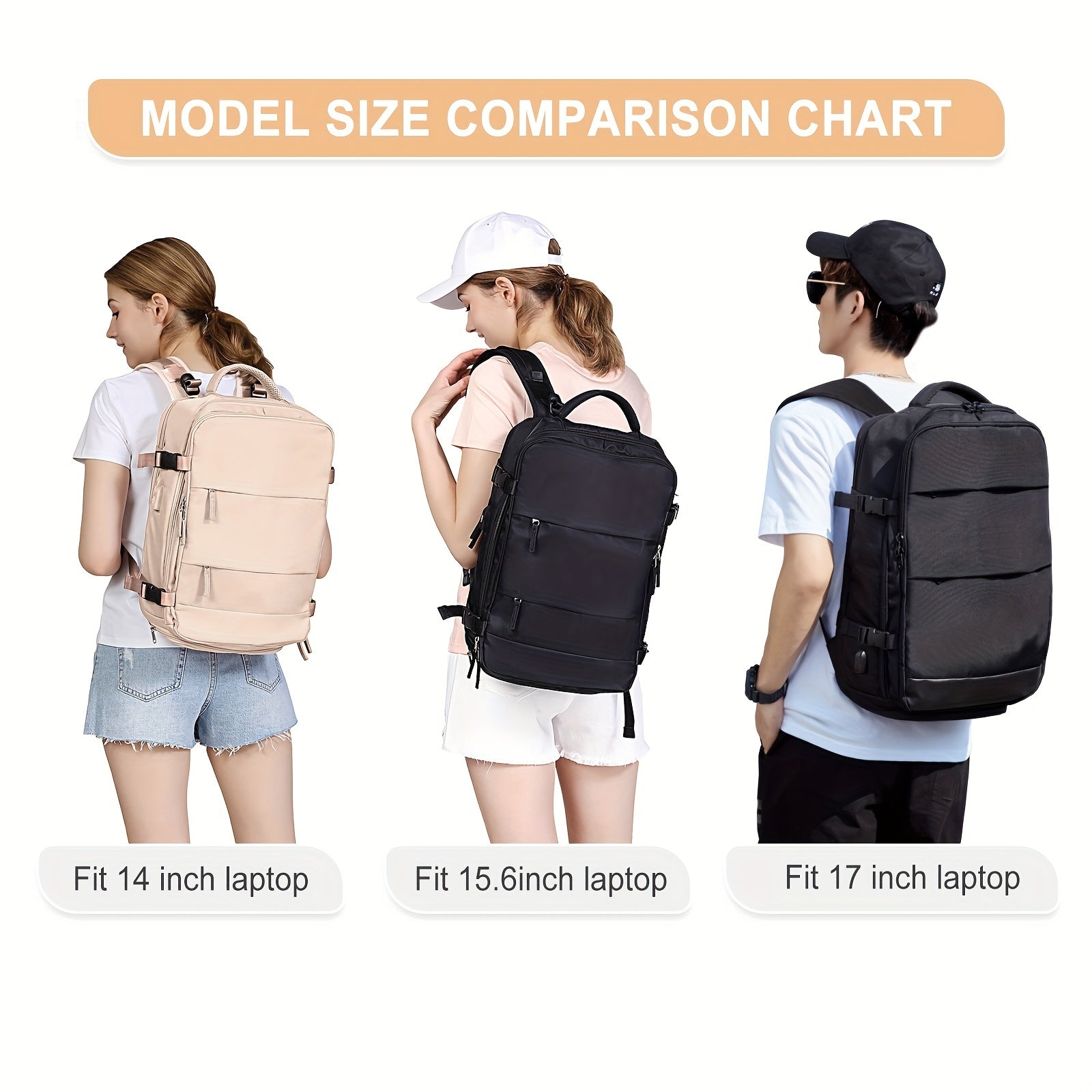 Large Travel Backpack Women Carry On Backpack Hiking Backpack Waterproof