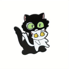 Cat Brooch Badge Clothing Bags Decorations Accessories For Men