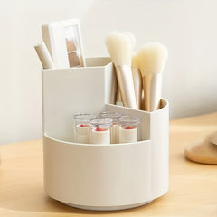 3 Compartment Makeup Brush Holder Organizer