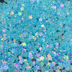 100pcs 10mm AB Five Pointed Star Beads Acrylic Loose Spacer DIY Accessories