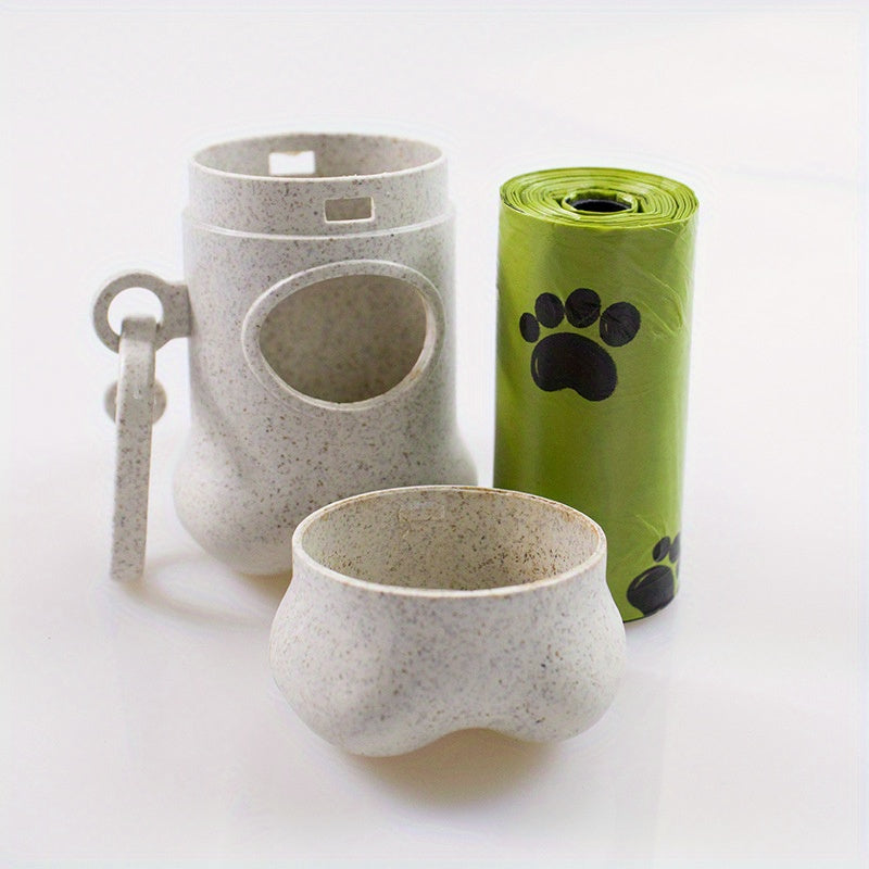 Portable Pet Waste Bag Dispenser for Outdoor Walking and Travel