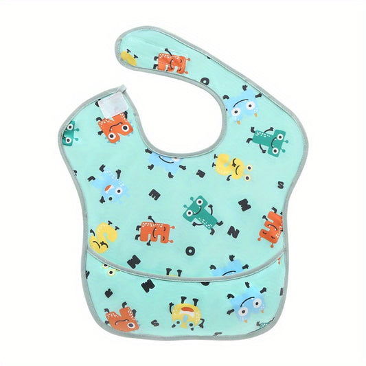 Waterproof Baby Feeding Bibs Set of 5 Washable Odor Resistant