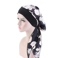 Elastic Headband Braid Hat Head Scarf Tied Head Scarves Slip On Beanies
