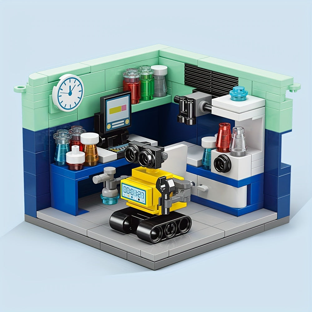 Scientist Room DIY Mini Building Block Toy