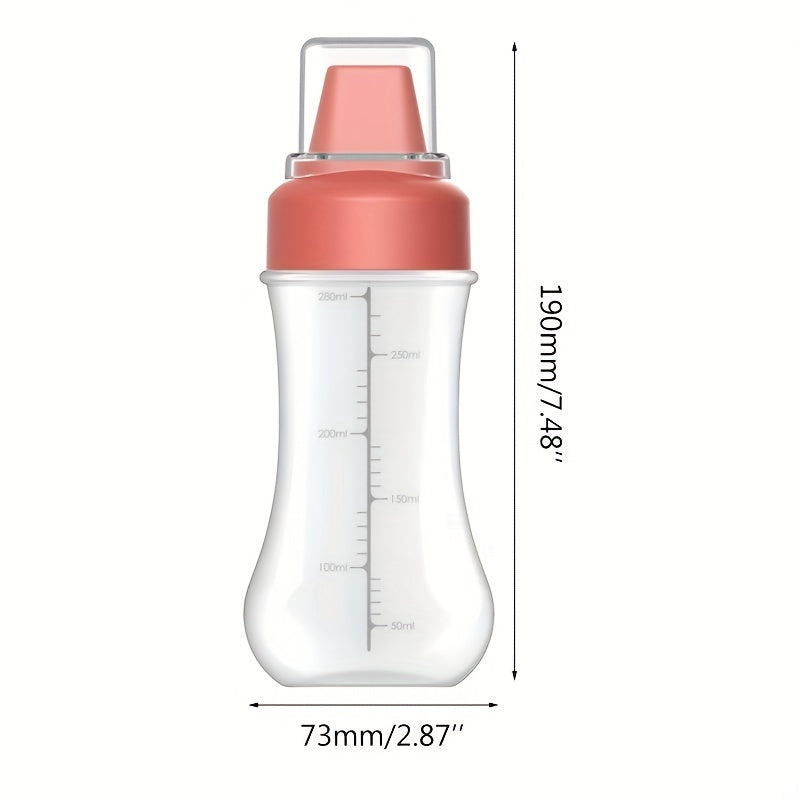 350ML Sauce Squeeze Bottle Five Hole Plastic Ketchup Bottle