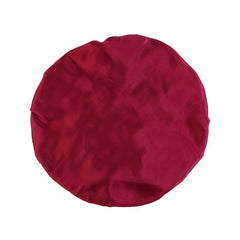 Wide Elastic Band Satin Sleep Bonnet Soft Night Sleeping Cap