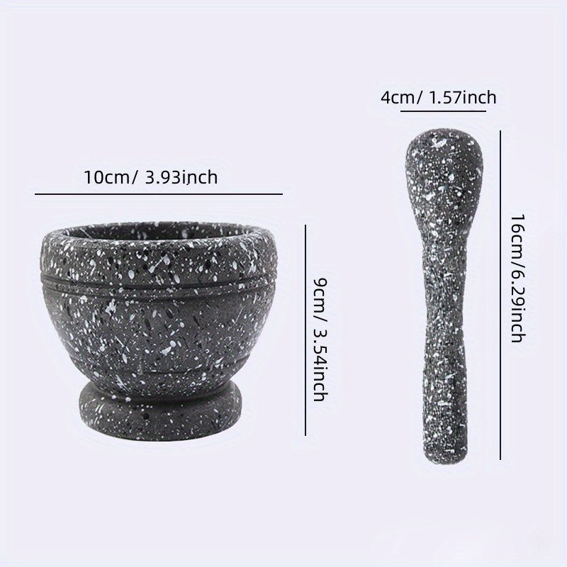 Manual Garlic Crusher and Pepper Grinder Set - Kitchen Gadget