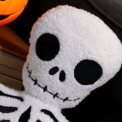 Funny Skeleton Plush Toy Halloween Skull Ornaments Doll Sofa Decoration