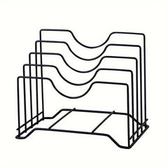 Metal Iron Pot Lid Rack Chopping Board Storage Kitchen Organizer