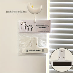 Creative Minimalism Magnet Office Journal Clip 4pcs