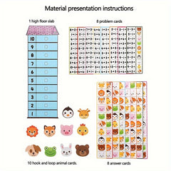 Colorful Animal Themed Digital Floor Stacking Toy for Kids