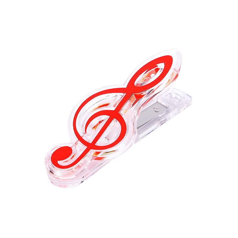 Musical Note Spring Holder Clip for Piano Guitar Violin