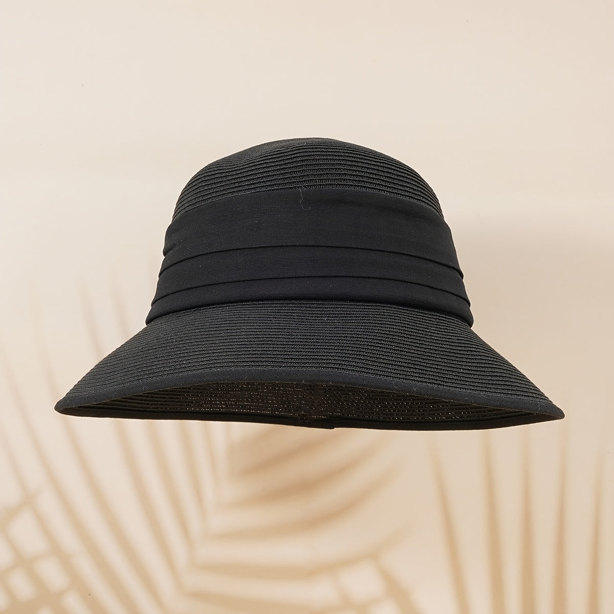 Foldable Bucket Hat Wide Brim Sun Visor Straw Hats Women Beach Fisherman Cap
