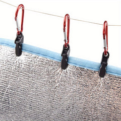 10pcs Tent Clip for Camping and Hiking Adjustable Buckle