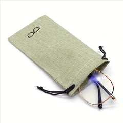 10pcs Waterproof Sunglasses Bags Unisex Print Glasses Cloth Bags