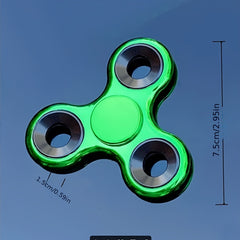 Electroplated Three Leaf Bracket Fingertip Spinner