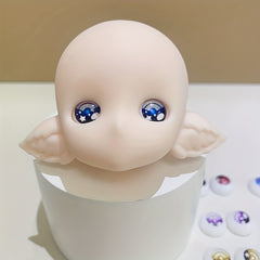 12pcs 14mm Doll Eyes DIY Doll Crafts Semi circular Plastic Eyes